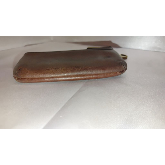 Fossil Explorer Vintage Small Pebbled Leather Zippered Pouch - Picture 3 of 5